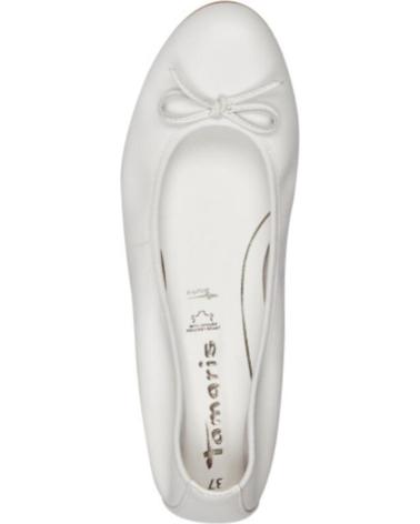 Bailarinas de Mujer TAMARIS BAILARINA PLANA DE 100WHITE