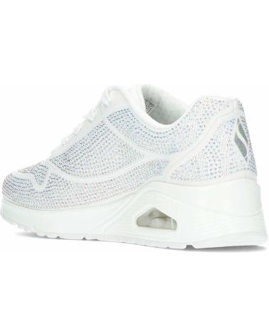 Deportivas de Mujer SKECHERS DEPORTIVAS PARA MUJER DISCO RAVE 155262 WHITE