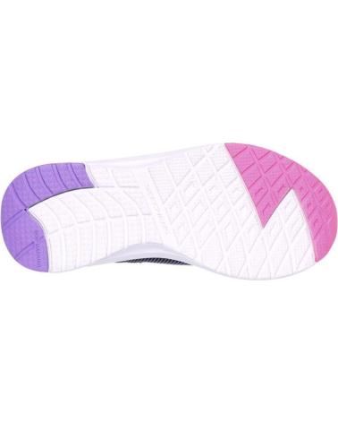 Sportivo per Bambina e Bambino SKECHERS ZAPATILLA DYNAMIC IMPERMEABLE 303387L-BKH MORADO