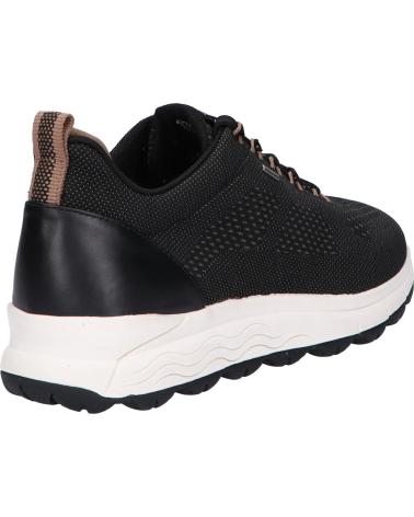 Zapatillas deporte de Mujer GEOX D2626C 0006K D SPHERICA C0976 BLACK-DK BEIGE
