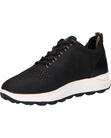 Zapatillas deporte de Mujer GEOX D2626C 0006K D SPHERICA C0976 BLACK-DK BEIGE
