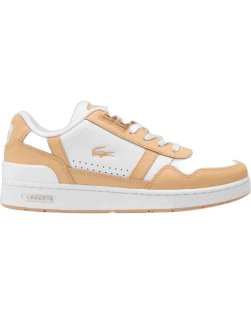 Woman Trainers LACOSTE ZAPATILLAS T-CLIP 222 PARA MUJER EN COLOR AMARILLO