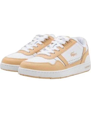Woman Trainers LACOSTE ZAPATILLAS T-CLIP 222 PARA MUJER EN COLOR AMARILLO