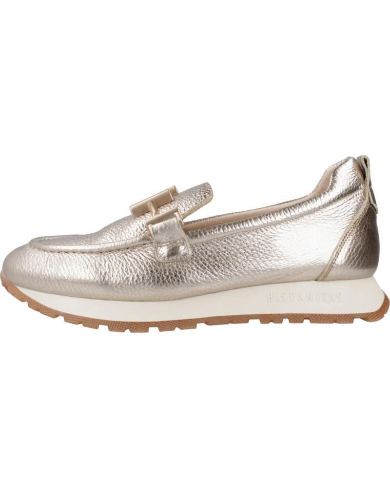 Mocassini per Donna HISPANITAS MOCASINES MUJER MODELO HV253949 COLOR ORO CAVA