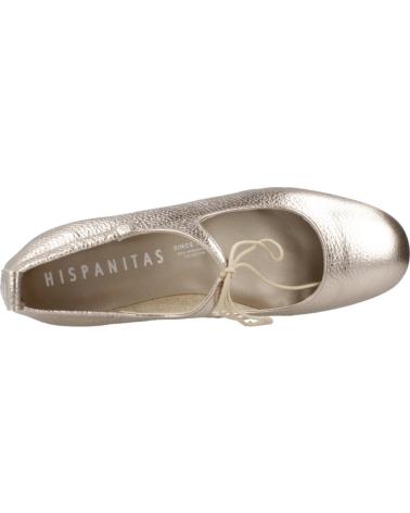 Mocassins pour Femme HISPANITAS ZAPATOS CASUAL MUJER MODELO HV254076 COLOR ORO CAVA
