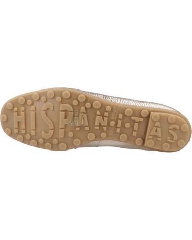 Mocassins pour Femme HISPANITAS ZAPATOS CASUAL MUJER MODELO HV254076 COLOR ORO CAVA
