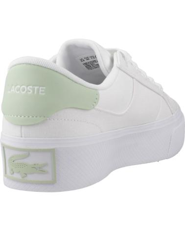 Deportivas de Mujer LACOSTE ZIANE PLATFORM BLANCO