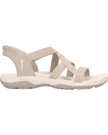 SKECHERS SANDALIAS MUJER MODELO REGGAE SLIM COLOR MARRON TPE
