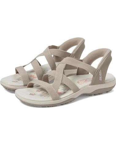 SKECHERS SANDALIAS MUJER MODELO REGGAE SLIM COLOR MARRON TPE