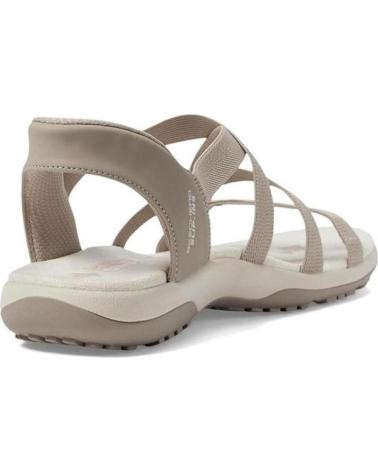 SKECHERS SANDALIAS MUJER MODELO REGGAE SLIM COLOR MARRON TPE
