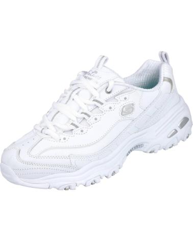Deportivas de Mujer SKECHERS 11931 DLITES ZAPATILLAS DE MUJER BLANCO PLATA