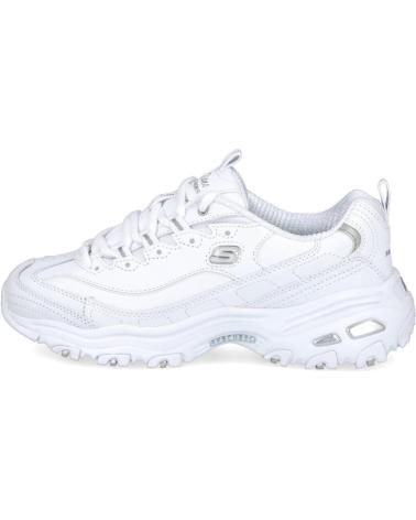 Deportivas de Mujer SKECHERS 11931 DLITES ZAPATILLAS DE MUJER BLANCO PLATA