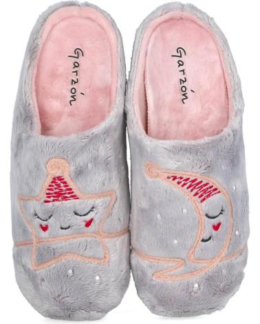 Pantofole per Donna GARZON 7312-275 ZAPATILLAS DE CASA PARA MUJER GRIS