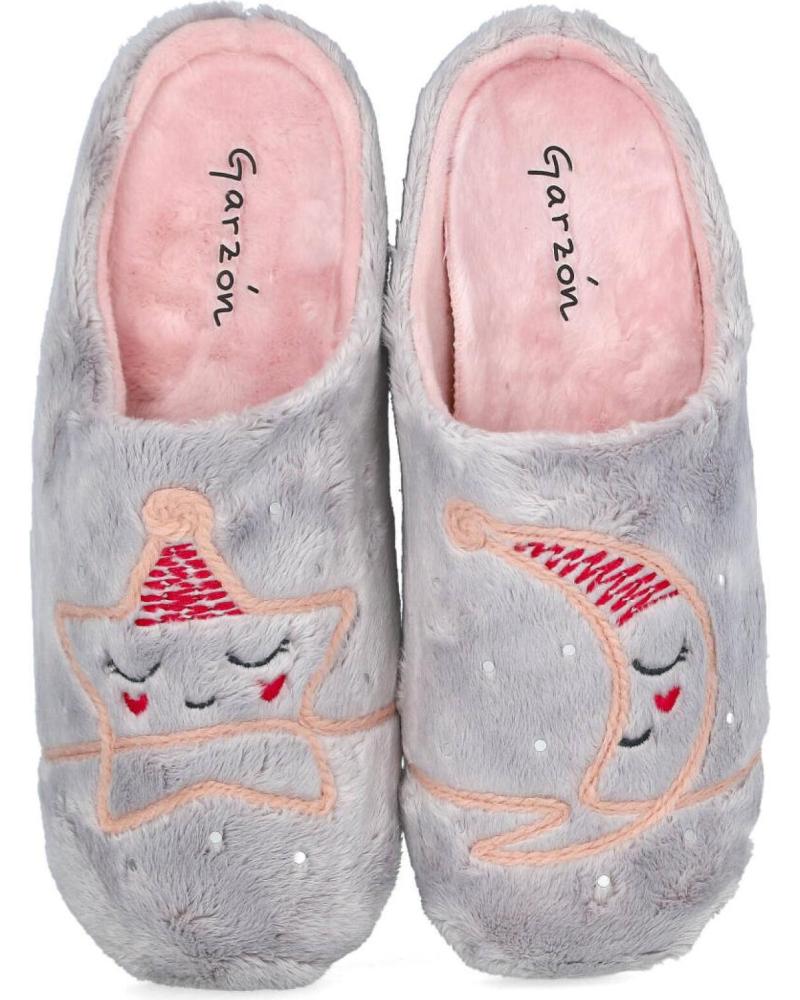Pantofole per Donna GARZON 7312-275 ZAPATILLAS DE CASA PARA MUJER GRIS