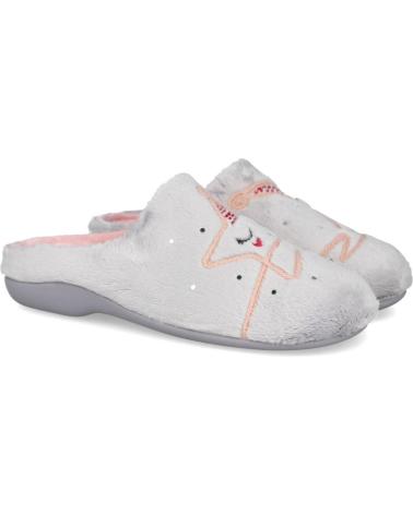 Pantofole per Donna GARZON 7312-275 ZAPATILLAS DE CASA PARA MUJER GRIS