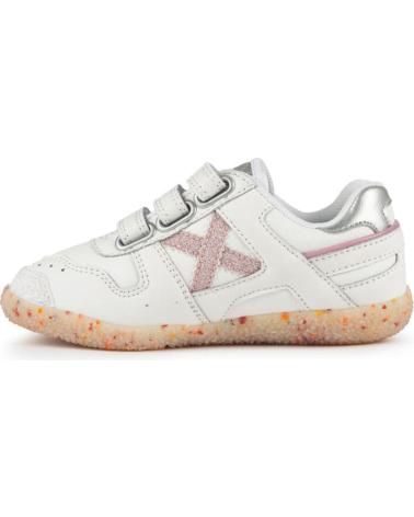 Sportivo per Bambina e Bambino MUNICH MINI GOAL VCO BLANCO