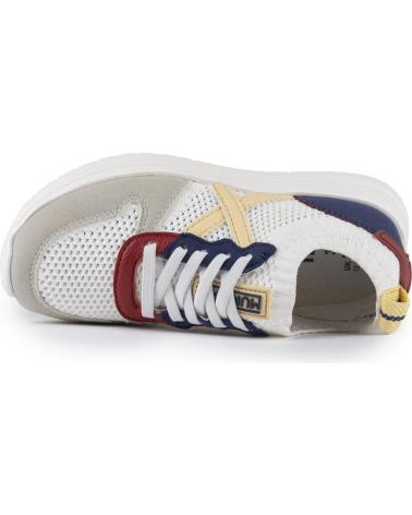 Deportivas de Niña y Niño MUNICH MINI NET 8021007 BLANCO