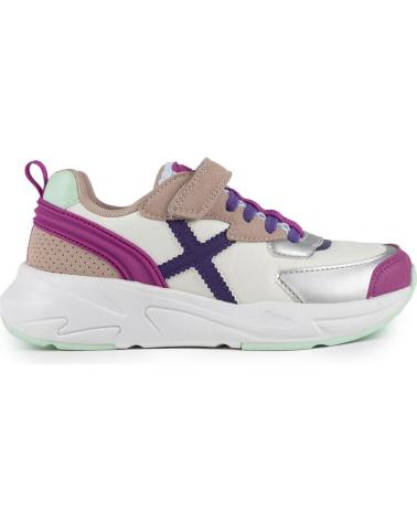 Esportes  de Menina e Menino MUNICH MINI TRACK VCO 8890104 BLANCO