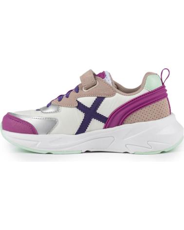 Esportes  de Menina e Menino MUNICH MINI TRACK VCO 8890104 BLANCO