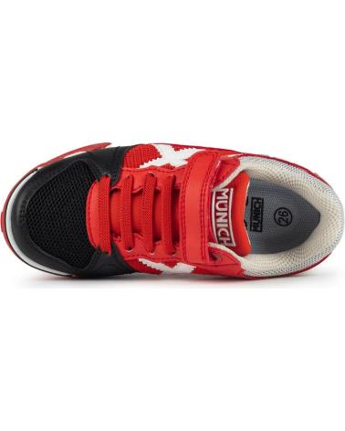 Sneaker für Junge MUNICH DEPORTIVO KID VELCRO 73 ROJO