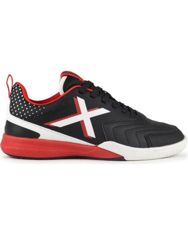 Sportivo per Donna e Bambina e Bambino MUNICH ZAPATILLAS RONDITO KID 10 INDOOR ROJO BLANCA 4067010 F NEGRO