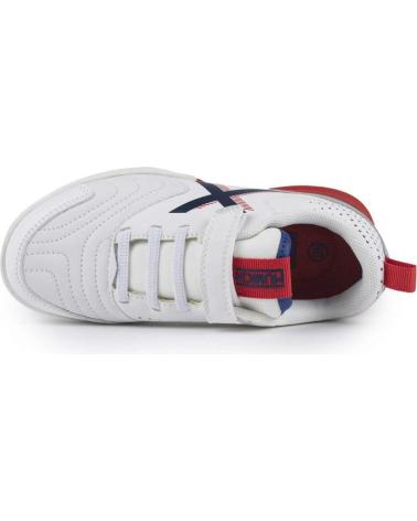 Esportes  de Menina e Menino MUNICH RONDITO KID ELASTIC LACES 4069008 BLANCO
