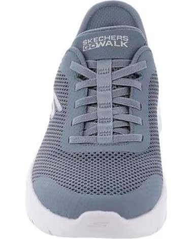 SKECHERS ZAPATILLAS 124836BLU EN AZUL PARA MUJER BLUE TEXTILE-TRIM