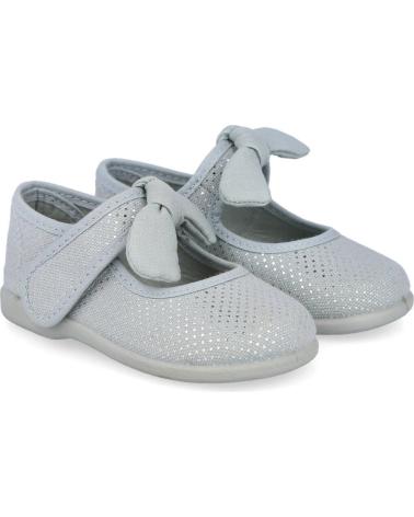Sapatos de Menina L&R SHOES ANDREA RUIZ 955-P MERCADITAS LONA NINA GRIS