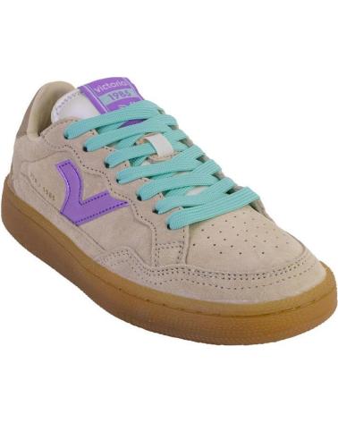 Deportivas de Mujer VICTORIA 88061-25 ZAPATILLAS CASUAL DE MUJER ANTE SERR BEIGE