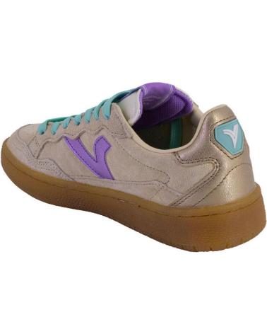 Deportivas de Mujer VICTORIA 88061-25 ZAPATILLAS CASUAL DE MUJER ANTE SERR BEIGE