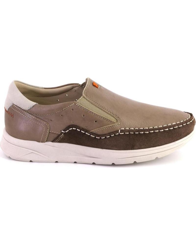 Man Mocasines BAERCHI 5381 MOCASINES DE HOMBRE PIEL TAUPE