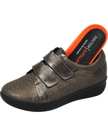 Scarpe per Donna D`CUTILLAS DOCTOR CUTILLAS - ZAPATOS VELCRO INVIERNO MUJER PLANTI TAUPE