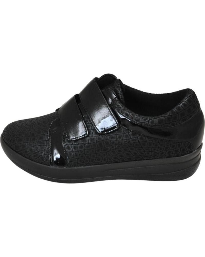 Scarpe per Donna D`CUTILLAS DOCTOR CUTILLAS - ZAPATOS VELCRO INVIERNO MUJER PLANTI NEGRO