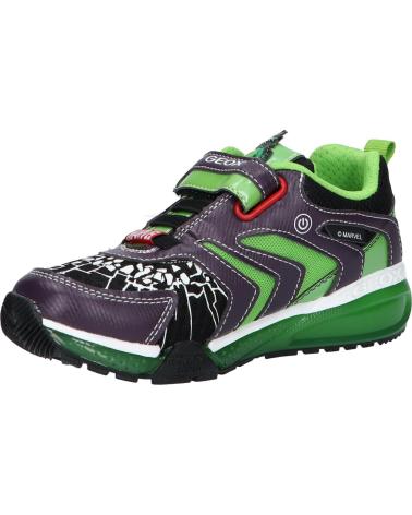 Esportes  de Menino geox J35FEB 011CE J BAYONYC C0016 BLACK-GREEN