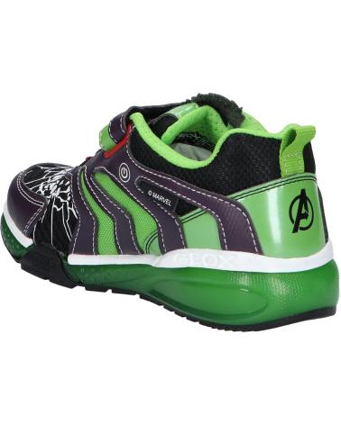 Esportes  de Menino geox J35FEB 011CE J BAYONYC C0016 BLACK-GREEN