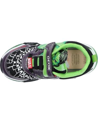 Esportes  de Menino geox J35FEB 011CE J BAYONYC C0016 BLACK-GREEN