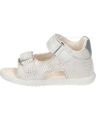 Sandalias de Niña GEOX  B254WA 00754 B SANDAL MACCHIA GIR C1Q1N OFF WHITE-LT SILVER C1Q1N