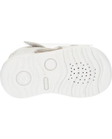 Sandalias de Niña GEOX  B254WA 00754 B SANDAL MACCHIA GIR C1Q1N OFF WHITE-LT SILVER C1Q1N