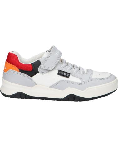 Esportes  de Menino GEOX J167RB 0FEFU J PERTH C1234 LT GREY-RED GRIS
