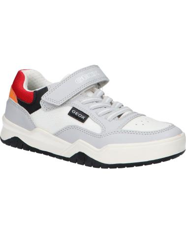 Esportes  de Menino GEOX J167RB 0FEFU J PERTH C1234 LT GREY-RED GRIS