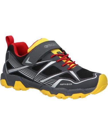 Esportes  de Menino GEOX J453ZC 0FU9J J MAGNETAR B ABX C0070 DK GREY-YELLOW
