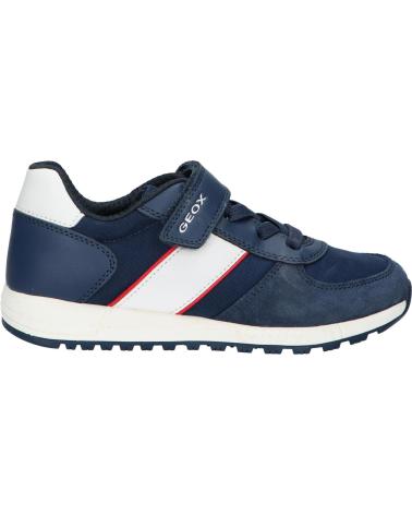 boy Trainers GEOX  J459EA 0FU54 J ALBEN C0735 NAVY-RED C0735