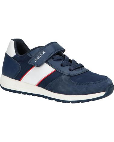 Sportif pour Garçon GEOX  J459EA 0FU54 J ALBEN C0735 NAVY-RED C0735