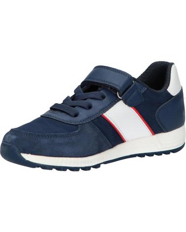 Sportif pour Garçon GEOX  J459EA 0FU54 J ALBEN C0735 NAVY-RED C0735