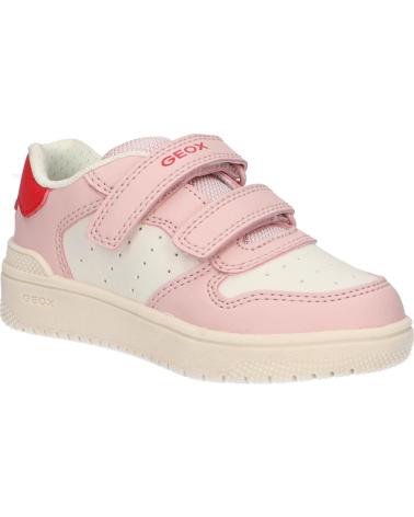 Deportivas de Niña GEOX J45HXB 000BC J WASHIBA C1M8W LT IVORY-LT ROSE