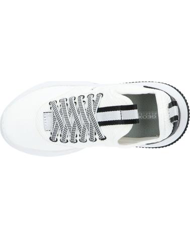 GEOX J45LTB 0159J J ACTIVART WHITE-BLACK C0404