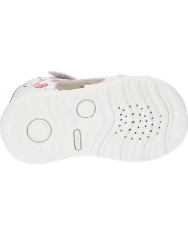 Sandales pour Fille GEOX B254WA 00754 B SANDAL MACCHIA GIR C0644 OFF WHITE-RED C0644