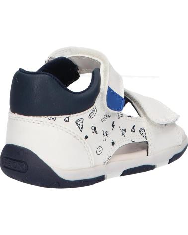 Sandalen für Junge geox B450XB 000BC B SANDAL TAPUZ C0293 WHITE-ROYAL