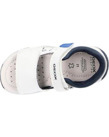 Sandalen für Junge geox B450XB 000BC B SANDAL TAPUZ C0293 WHITE-ROYAL