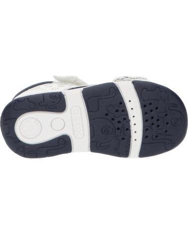 Sandalen für Junge geox B450XB 000BC B SANDAL TAPUZ C0293 WHITE-ROYAL
